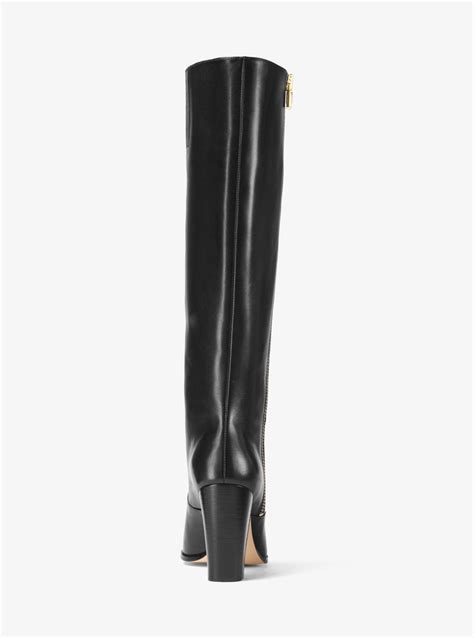 michael kors margaret boot black|michael kors black boots women.